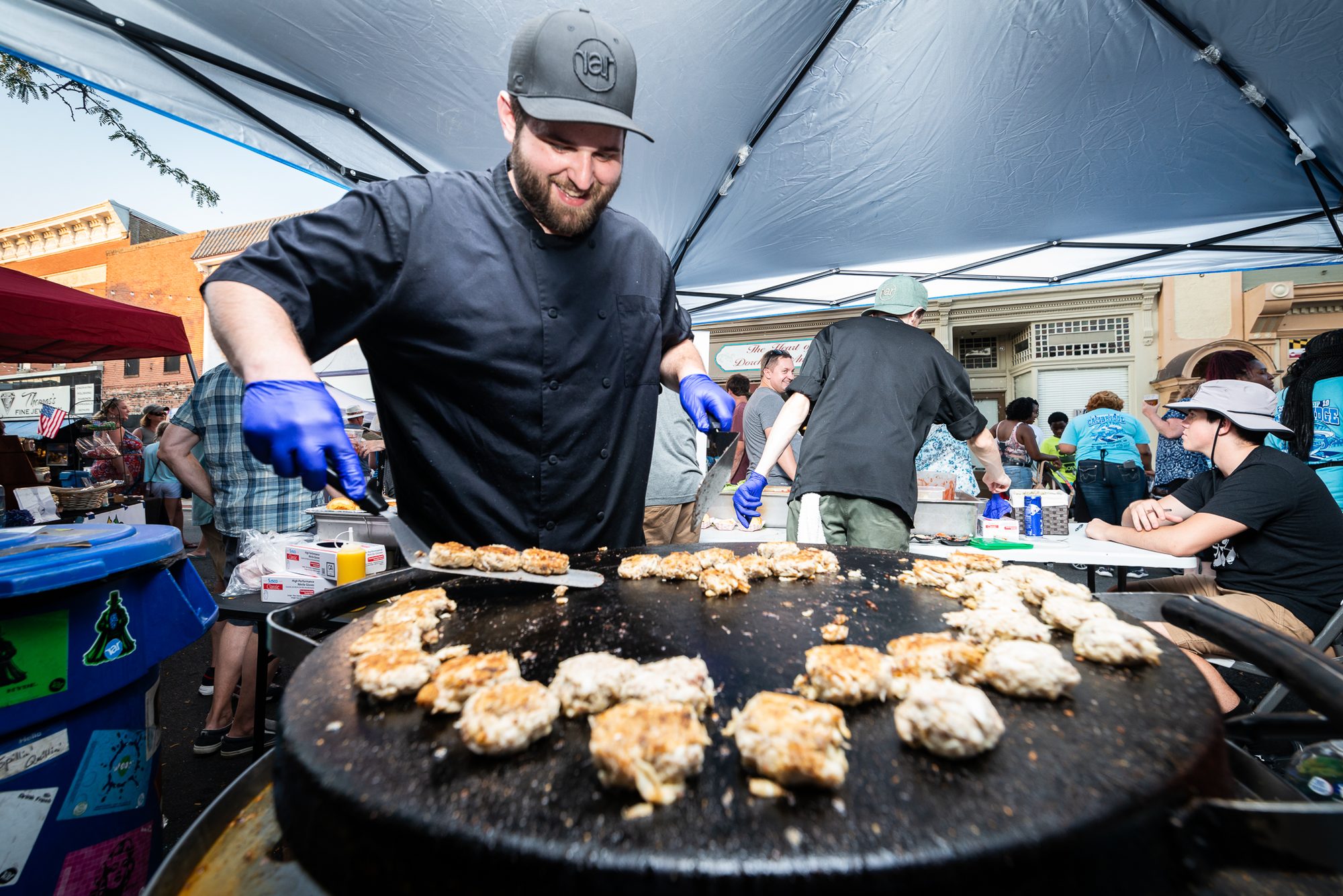 Buy crabs and rockfish local